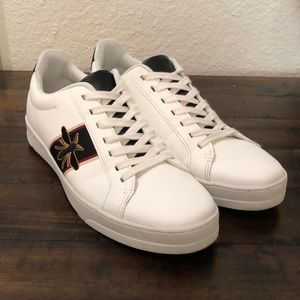 River Island sneakers with bee embroidery